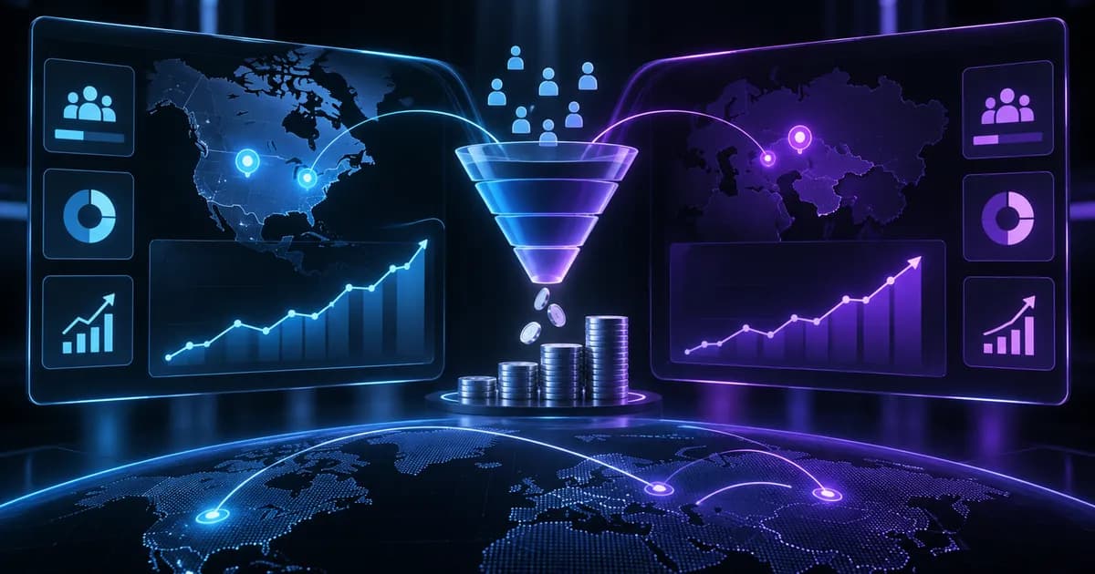 Сравнение гео Tier-1 (US, CA) и СНГ (KZ, UZ) под iGaming