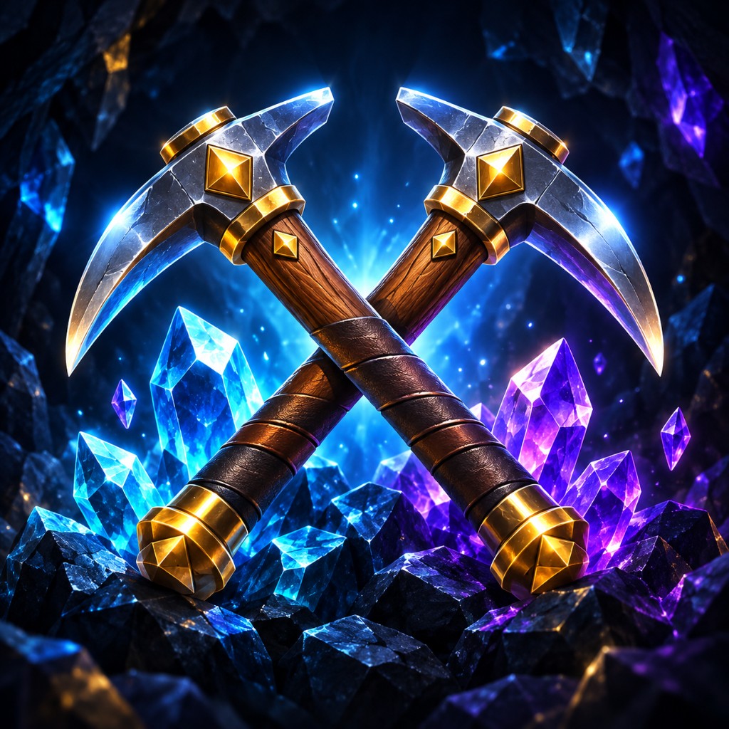 Falling Pickaxe