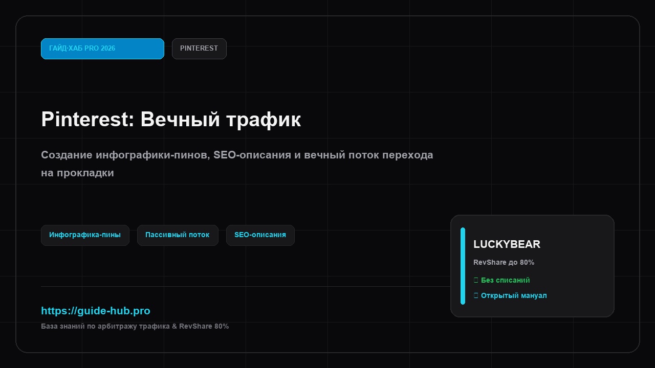 Pinterest для арбитража: Вечный источник бесплатного трафика